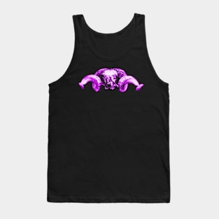 Ram Skull Purple Tank Top